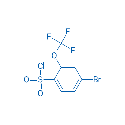 4-Bromo-2-(trifluoromethoxy)benzene-1-sulfonyl chloride