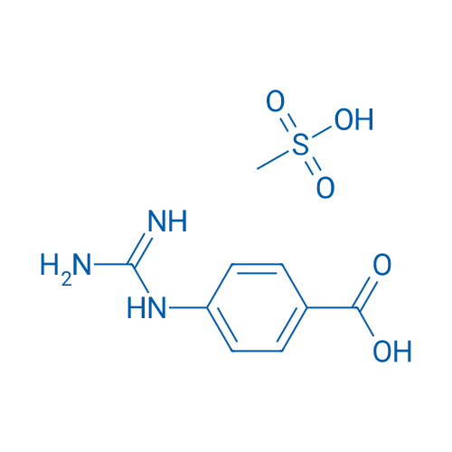 4-Guanidinobenzoic acid compound with methanesulfonic acid (1:1)