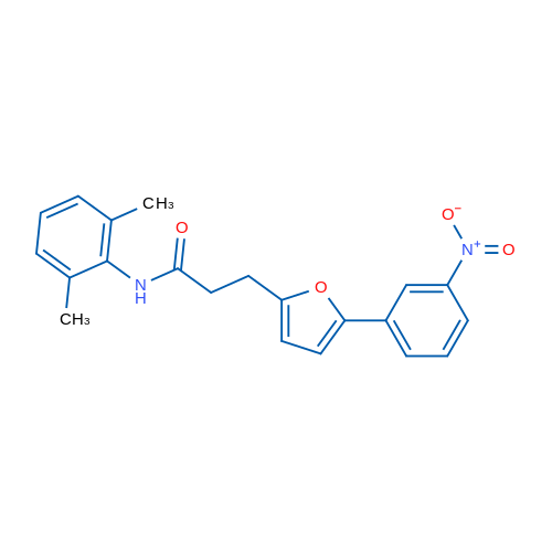 N-(2,6-Dimethylphenyl)-3-(5-(3-nitrophenyl)furan-2-yl)propanamide
