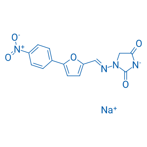 Sodium 3-(((5-(4-nitrophenyl)furan-2-yl)methylene)amino)-2,5-dioxoimidazolidin-1-ide