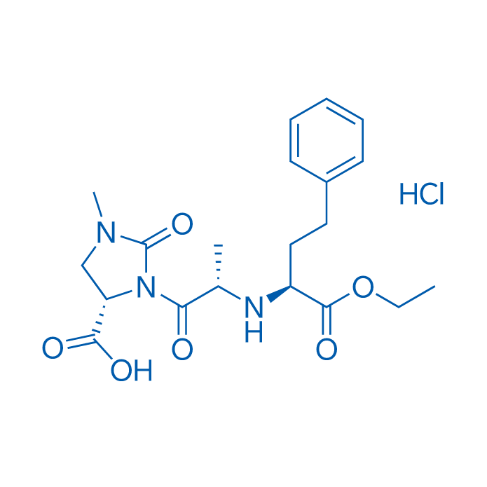 (S)-3-((S)-2-(((S)-1-Ethoxy-1-oxo-4-phenylbutan-2-yl)amino)propanoyl)-1-methyl-2-oxoimidazolidine-4-carboxylic acid hydrochloride