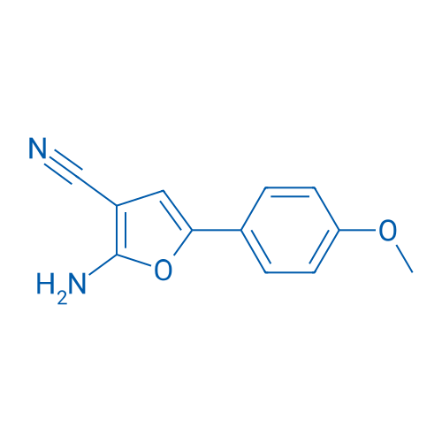 2-Amino-5-(4-methoxyphenyl)furan-3-carbonitrile
