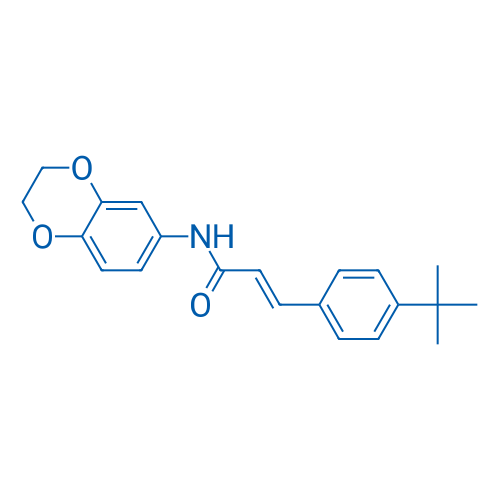 (E)-3-(4-(tert-Butyl)phenyl)-N-(2,3-dihydrobenzo[b][1,4]dioxin-6-yl)acrylamide