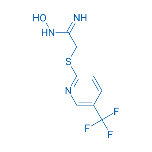 N-Hydroxy-2-((5-(trifluoromethyl)pyridin-2-yl)thio)acetimidamide