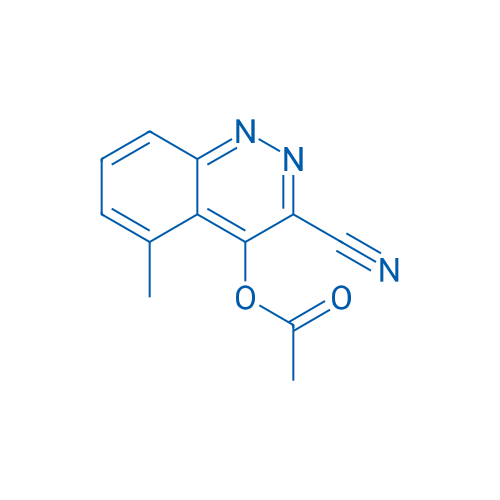 3-Cyano-5-methylcinnolin-4-yl acetate