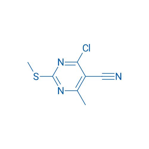 4-Chloro-6-methyl-2-(methylthio)pyrimidine-5-carbonitrile