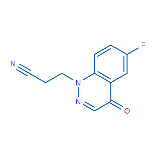 3-(6-Fluoro-4-oxocinnolin-1(4H)-yl)propanenitrile