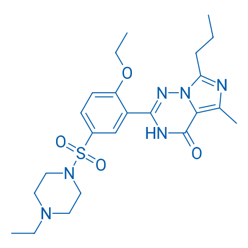 2-(2-Ethoxy-5-((4-ethylpiperazin-1-yl)sulfonyl)phenyl)-5-methyl-7-propylimidazo[5,1-f][1,2,4]triazin-4(3H)-one
