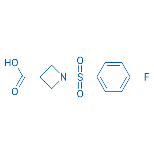 1-((4-Fluorophenyl)sulfonyl)azetidine-3-carboxylic acid