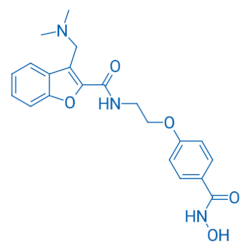 3-((Dimethylamino)methyl)-N-(2-(4-(hydroxycarbamoyl)phenoxy)ethyl)benzofuran-2-carboxamide