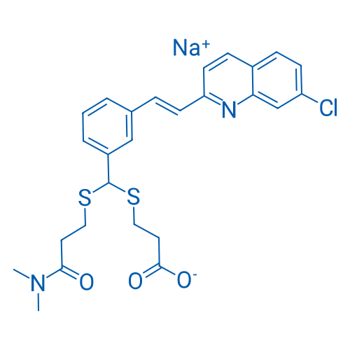 Sodium (E)-3-(((3-(2-(7-chloroquinolin-2-yl)vinyl)phenyl)((3-(dimethylamino)-3-oxopropyl)thio)methyl)thio)propanoate