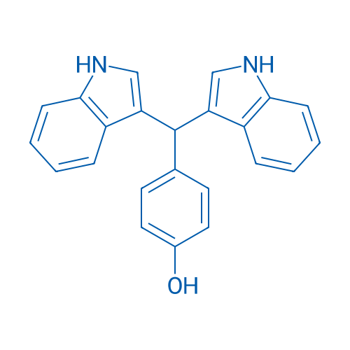 4-(Di(1H-indol-3-yl)methyl)phenol