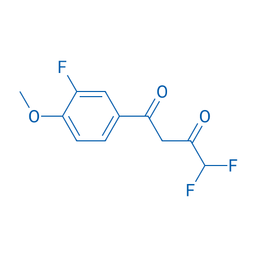 4,4-Difluoro-1-(3-fluoro-4-methoxyphenyl)butane-1,3-dione