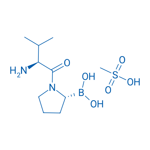 Methanesulfonic acid ((R)-1-((S)-2-amino-3-methylbutanoyl)pyrrolidin-2-yl)boronic acid (1:1)