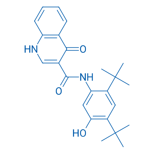 N-(2,4-Di-tert-butyl-5-hydroxyphenyl)-4-oxo-1,4-dihydroquinoline-3-carboxamide