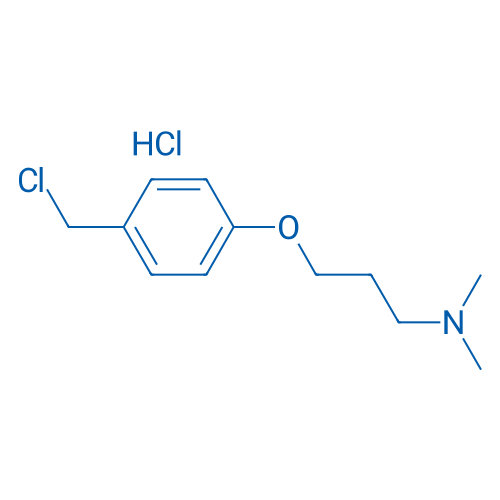 3-(4-(Chloromethyl)phenoxy)-N,N-dimethylpropan-1-amine hydrochloride