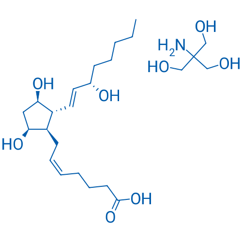2-Amino-2-(hydroxymethyl)propane-1,3-diol (Z)-7-((1R,2R,3R,5S)-3,5-Dihydroxy-2-((S,E)-3-hydroxyoct-1-en-1-yl)cyclopentyl)hept-5-enoate