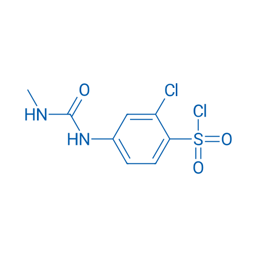 2-Chloro-4-(3-methylureido)benzene-1-sulfonyl chloride