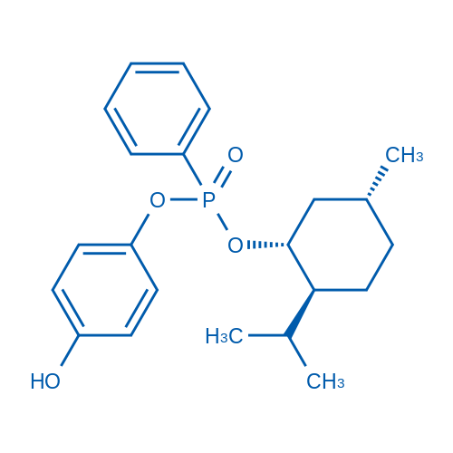 4-Hydroxyphenyl ((1R,2S,5R)-2-isopropyl-5-methylcyclohexyl) phenylphosphonate