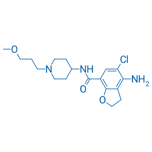 4-Amino-5-chloro-N-(1-(3-methoxypropyl)piperidin-4-yl)-2,3-dihydrobenzofuran-7-carboxamide