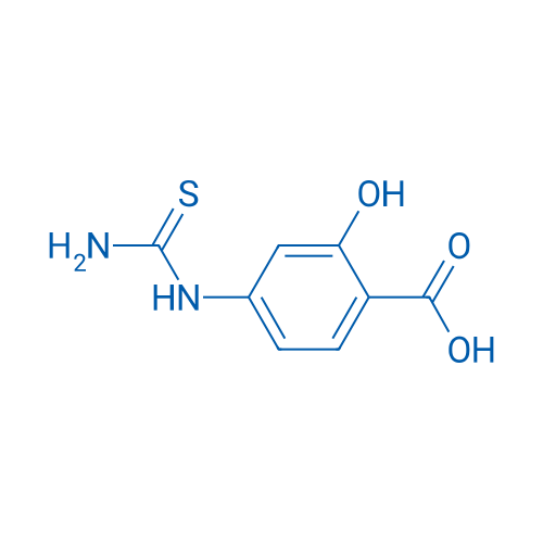 2-Hydroxy-4-thioureido-benzoic acid
