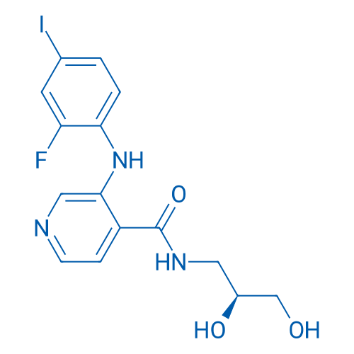 (S)-N-(2,3-Dihydroxypropyl)-3-((2-fluoro-4-iodophenyl)amino)isonicotinamide