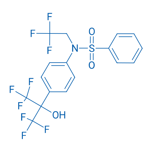 N-(4-(1,1,1,3,3,3-Hexafluoro-2-hydroxypropan-2-yl)phenyl)-N-(2,2,2-trifluoroethyl)benzenesulfonamide