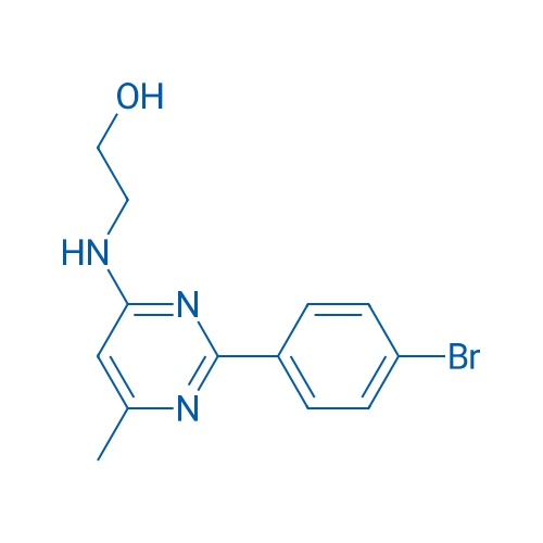 2-((2-(4-Bromophenyl)-6-methylpyrimidin-4-yl)amino)ethanol