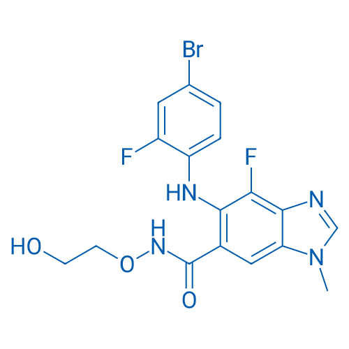 5-((4-Bromo-2-fluorophenyl)amino)-4-fluoro-N-(2-hydroxyethoxy)-1-methyl-1H-benzo[d]imidazole-6-carboxamide