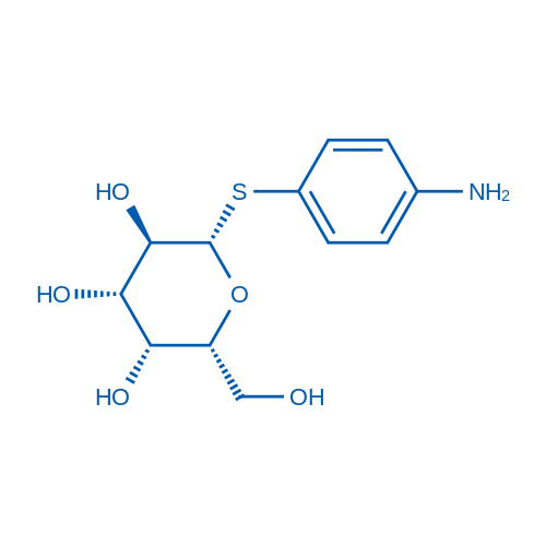 (2S,3R,4S,5R,6R)-2-((4-Aminophenyl)thio)-6-(hydroxymethyl)tetrahydro-2H-pyran-3,4,5-triol