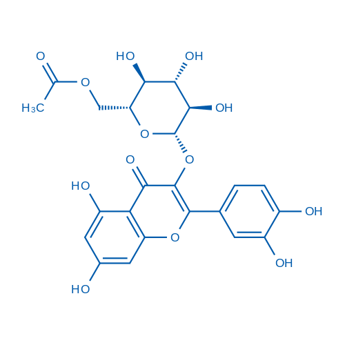 Quercetin-3-O-glucose-6''-acetate