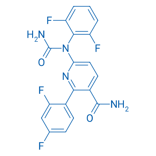 2-(2,4-Difluorophenyl)-6-(1-(2,6-difluorophenyl)ureido)nicotinamide