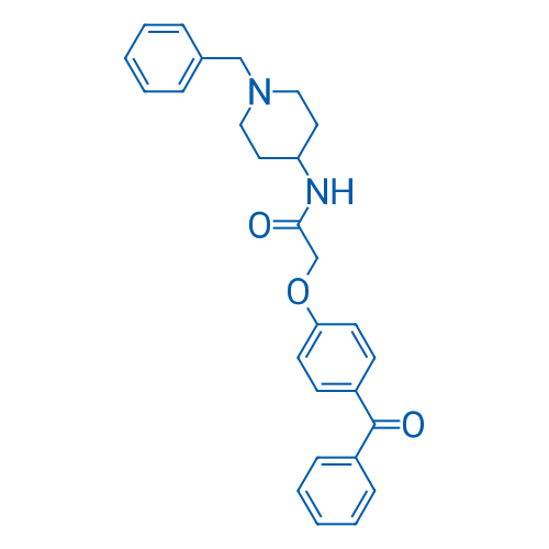 2-(4-Benzoylphenoxy)-N-(1-benzylpiperidin-4-yl)acetamide