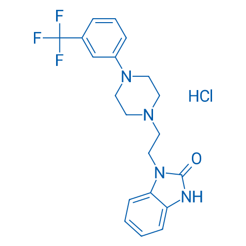 1-(2-(4-(3-(Trifluoromethyl)phenyl)piperazin-1-yl)ethyl)-1,3-dihydro-2H-benzo[d]imidazol-2-one hydrochloride
