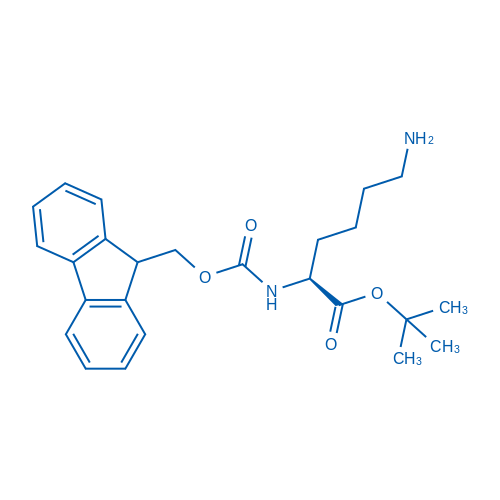 (S)-tert-Butyl 2-((((9H-fluoren-9-yl)methoxy)carbonyl)amino)-6-aminohexanoate