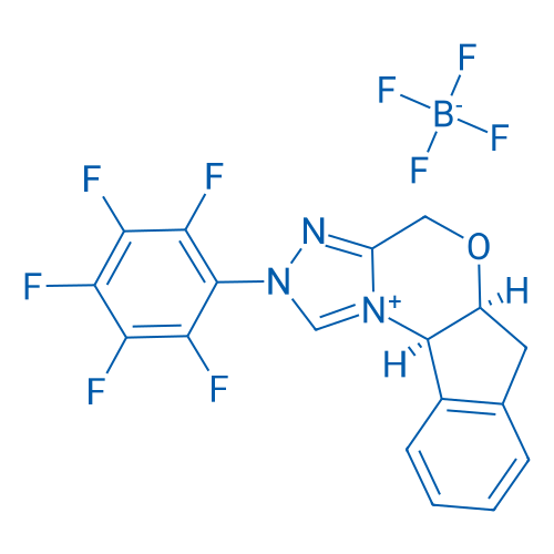 (5aS,10bR)-2-(Perfluorophenyl)-4,5a,6,10b-tetrahydro-2H-indeno[2,1-b][1,2,4]triazolo[4,3-d][1,4]oxazin-11-ium tetrafluoroborate