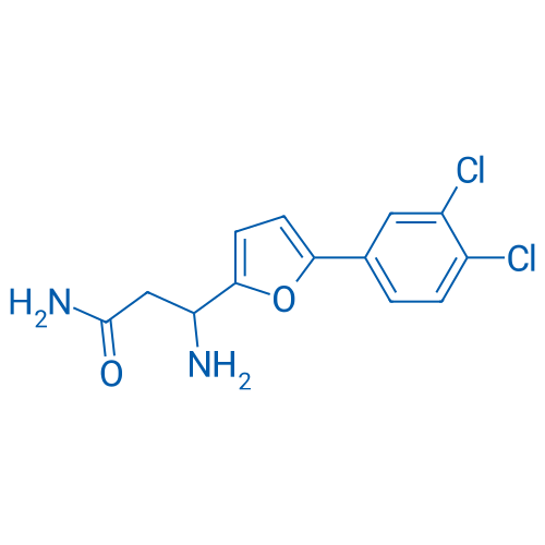 3-Amino-3-(5-(3,4-dichlorophenyl)furan-2-yl)propanamide