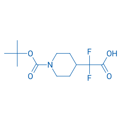 2-(1-(tert-Butoxycarbonyl)piperidin-4-yl)-2,2-difluoroacetic acid