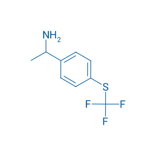 1-(4-((Trifluoromethyl)thio)phenyl)ethanamine