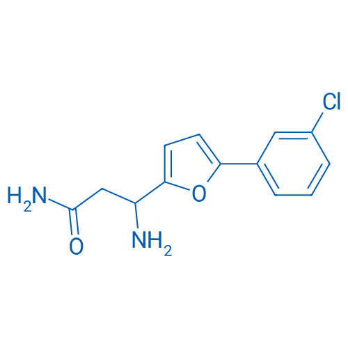 3-Amino-3-(5-(3-chlorophenyl)furan-2-yl)propanamide