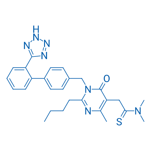 2-(1-((2'-(2H-Tetrazol-5-yl)-[1,1'-biphenyl]-4-yl)methyl)-2-butyl-4-methyl-6-oxo-1,6-dihydropyrimidin-5-yl)-N,N-dimethylethanethioamide