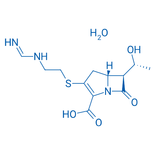 (5R,6S)-3-((2-Formimidamidoethyl)thio)-6-((R)-1-hydroxyethyl)-7-oxo-1-azabicyclo[3.2.0]hept-2-ene-2-carboxylic acid hydrate