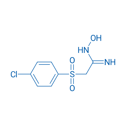 2-((4-Chlorophenyl)sulfonyl)-N-hydroxyacetimidamide