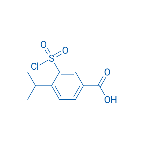 3-(Chlorosulfonyl)-4-isopropylbenzoic acid