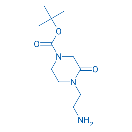 tert-Butyl 4-(2-aminoethyl)-3-oxopiperazine-1-carboxylate