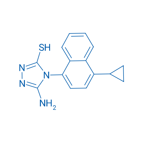5-Amino-4-(4-cyclopropylnaphthalen-1-yl)-4H-1,2,4-triazole-3-thiol