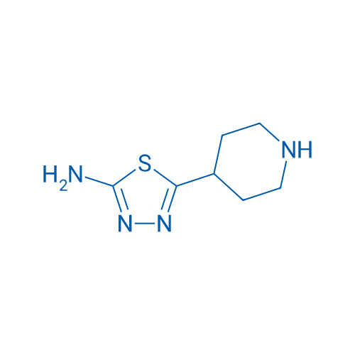 5-(Piperidin-4-yl)-1,3,4-thiadiazol-2-amine