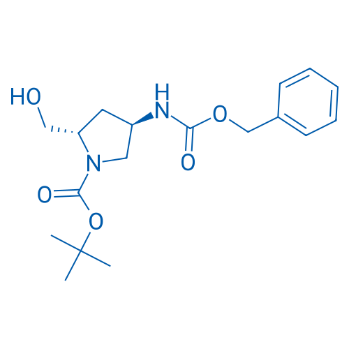 (2S,4R)-tert-Butyl 4-(((benzyloxy)carbonyl)amino)-2-(hydroxymethyl)pyrrolidine-1-carboxylate