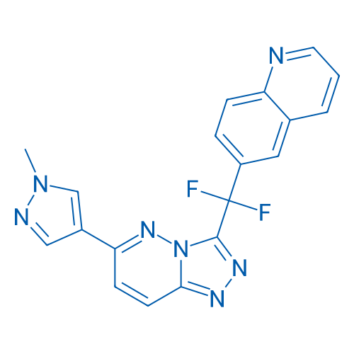 6-(Difluoro(6-(1-methyl-1H-pyrazol-4-yl)-[1,2,4]triazolo[4,3-b]pyridazin-3-yl)methyl)quinoline