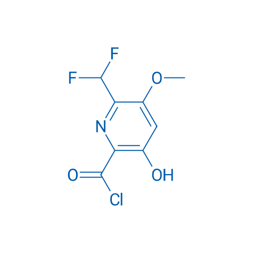 2-(Difluoromethyl)-5-hydroxy-3-methoxypyridine-6-carbonyl chloride